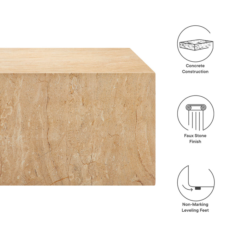JORDANA | OUTDOOR COFFEE TABLE | TRAVERTINE