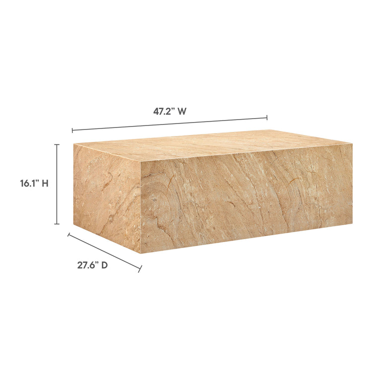 JORDANA | OUTDOOR COFFEE TABLE | TRAVERTINE