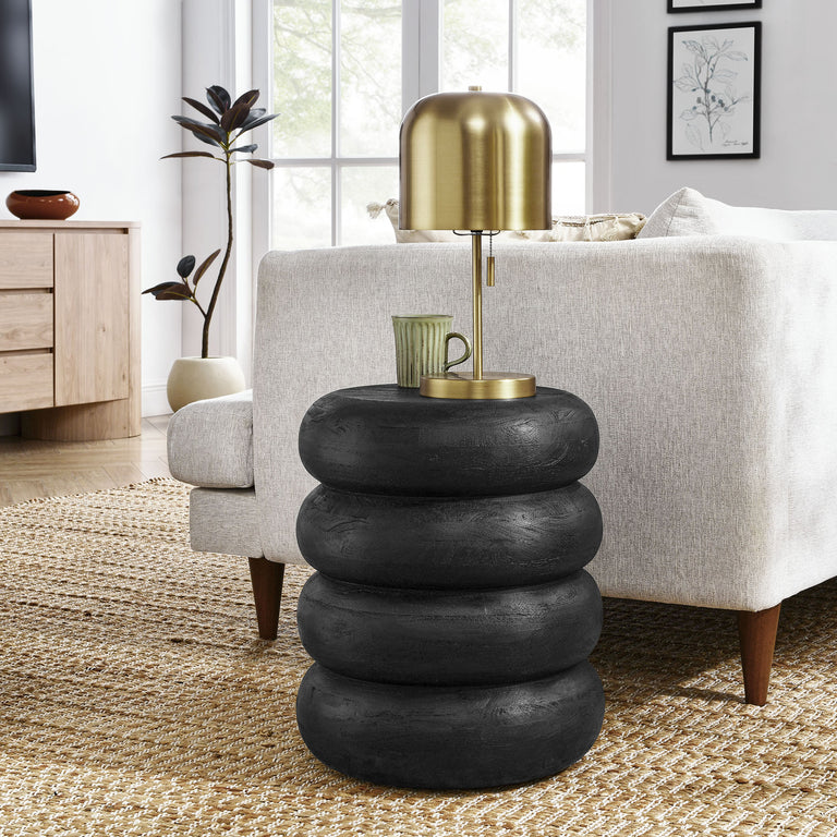 ELLERY | SIDE TABLES | WIREBRUSH BLACK