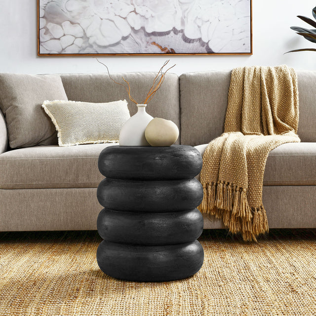 ELLERY | SIDE TABLES | WIREBRUSH BLACK