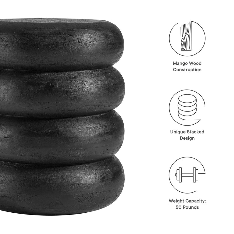 ELLERY | SIDE TABLES | WIREBRUSH BLACK