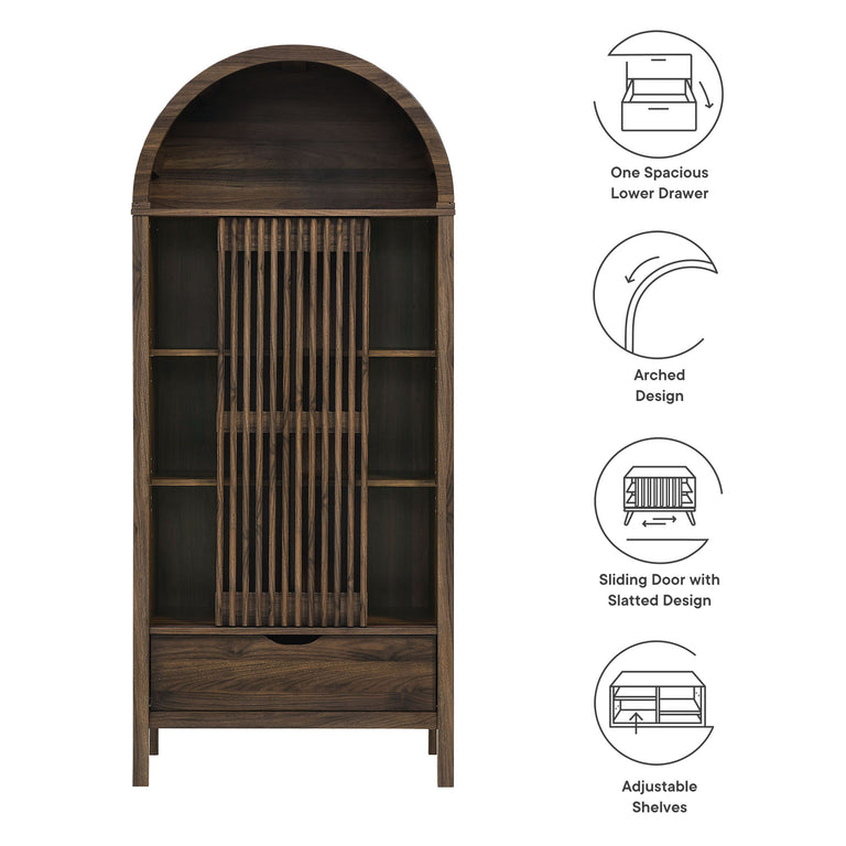 VAUGHN | DISPLAY CABINET | WALNUT