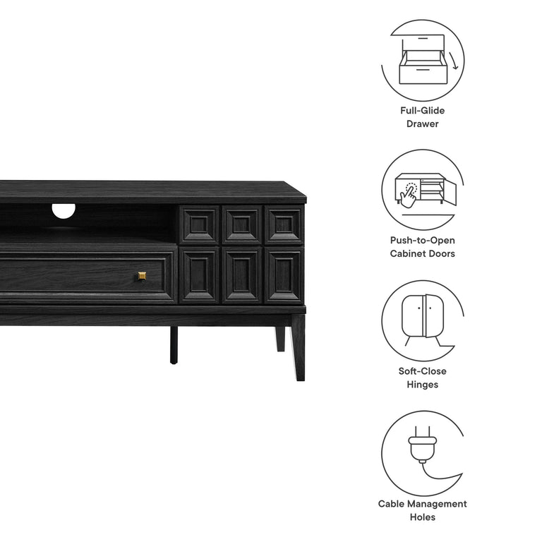SAMOS | TV STAND | BLACK