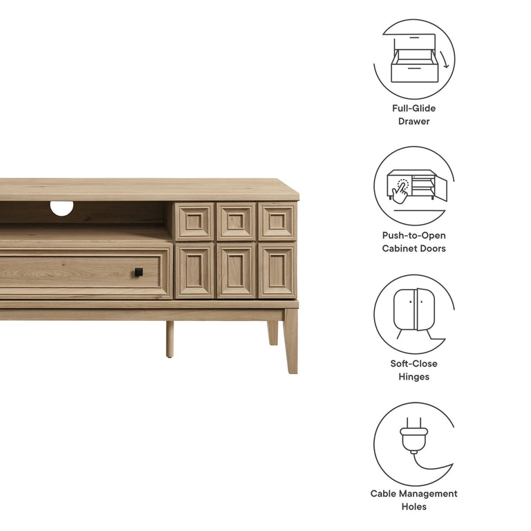 SAMOS | TV STAND | LIGHT OAK