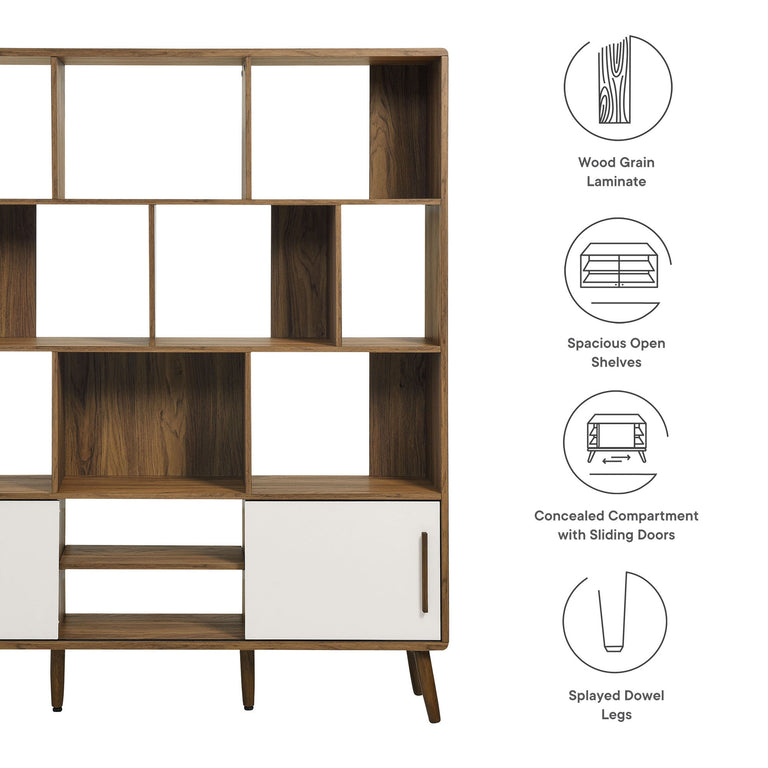 TRANSMIT | BOOKCASE | WALNUT LINEN