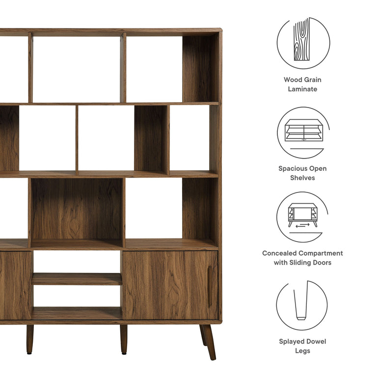 TRANSMIT | BOOKCASE | WALNUT