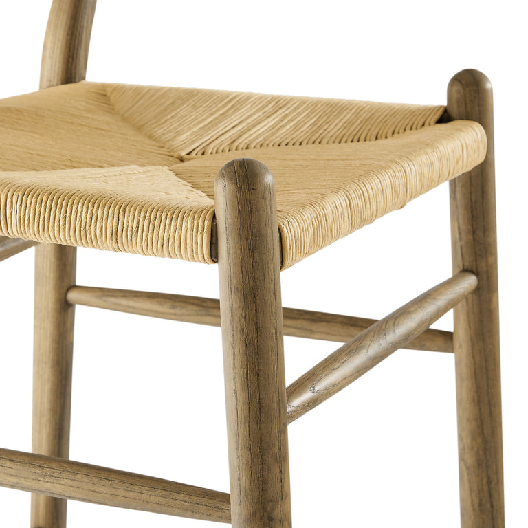 AMISH | BAR AND COUNTER STOOLS | WEATHERED GRAY TEAK