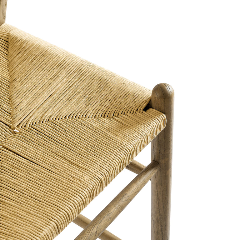 AMISH | BAR AND COUNTER STOOLS | WEATHERED GRAY TEAK