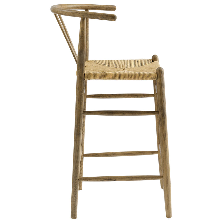 AMISH | BAR AND COUNTER STOOLS | WEATHERED GRAY TEAK