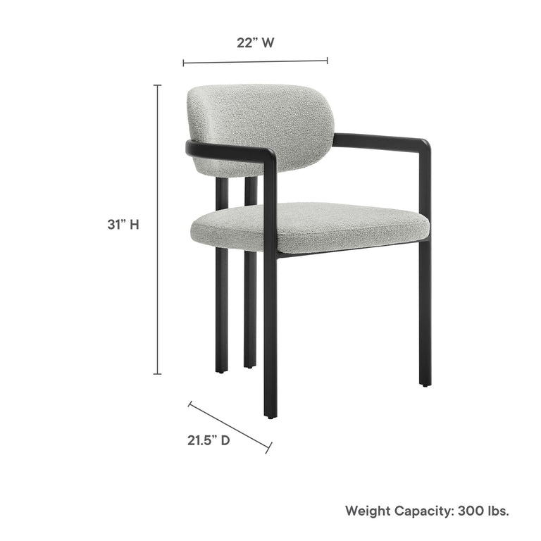 ELIO | DINING CHAIRS | BLACK DOVE GRAY