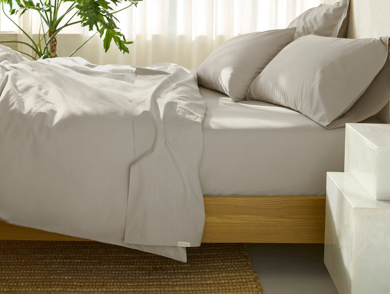 REFINED ORGANIC PERCALE SHEET SET | BEDDING