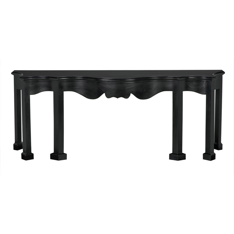 ESTATE CONSOLE HAND RUBBED BLACK | TABLE