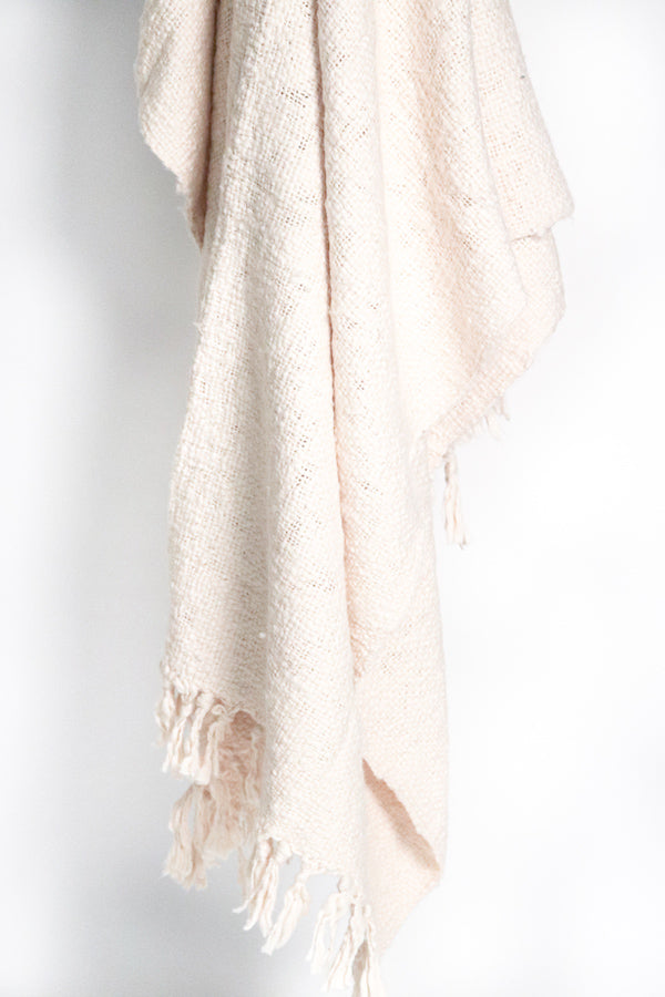 TEXTURED OXFORD THROW (INDIA)