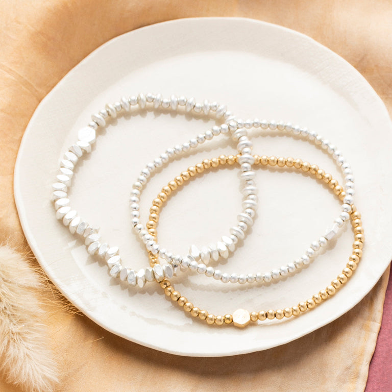MINI METAL STACKING BRACELET | JEWELRY
