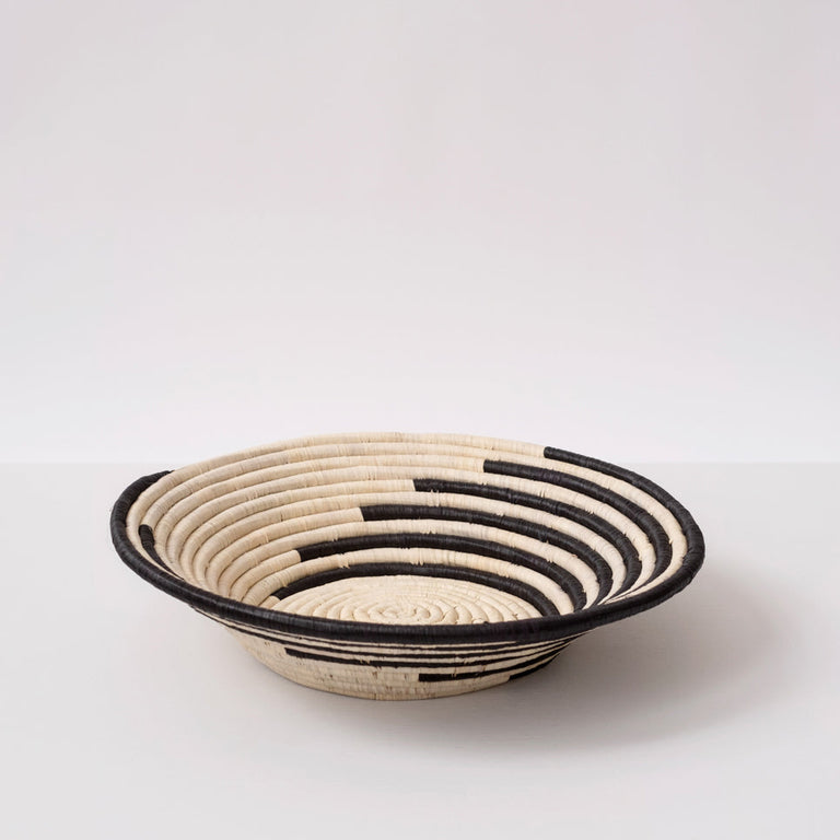 BREAKING WAVES 13" BASKET (UGANDA)