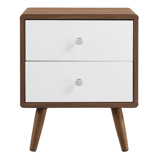 TRANSMIT | NIGHTSTAND | WALNUT WHITE