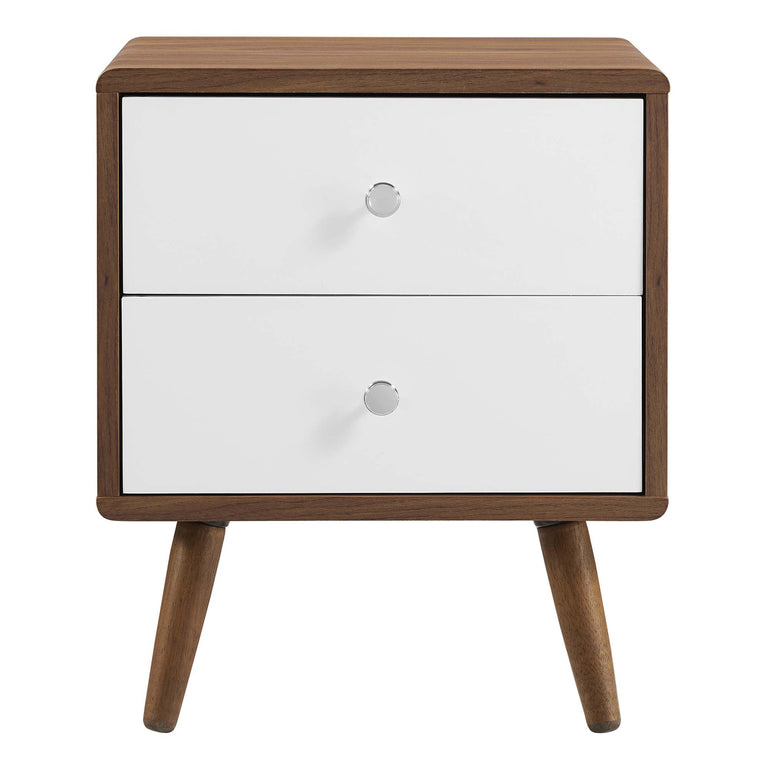 TRANSMIT | NIGHTSTAND | WALNUT WHITE