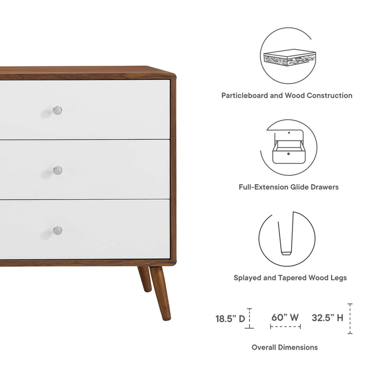 TRANSMIT | DRESSER | WALNUT WHITE