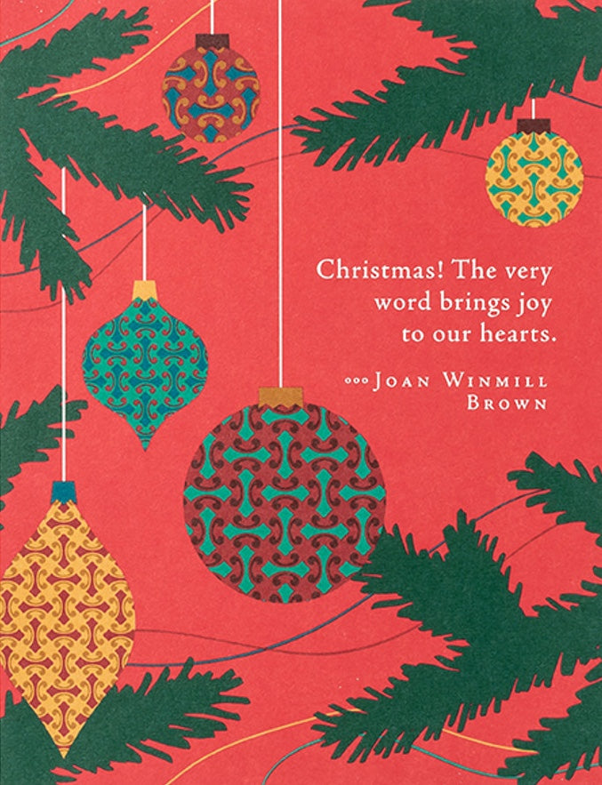 Christmas! The very word brings joy to our hearts