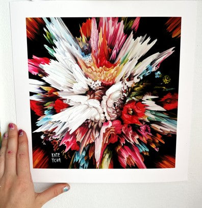 FLORAL GLITCH II by Kate Tova | FINE ART
