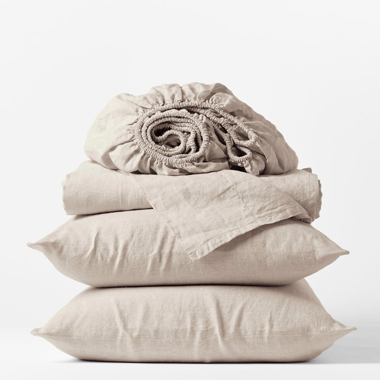 ORGANIC RELAXED LINEN SHEET SET | BEDDING