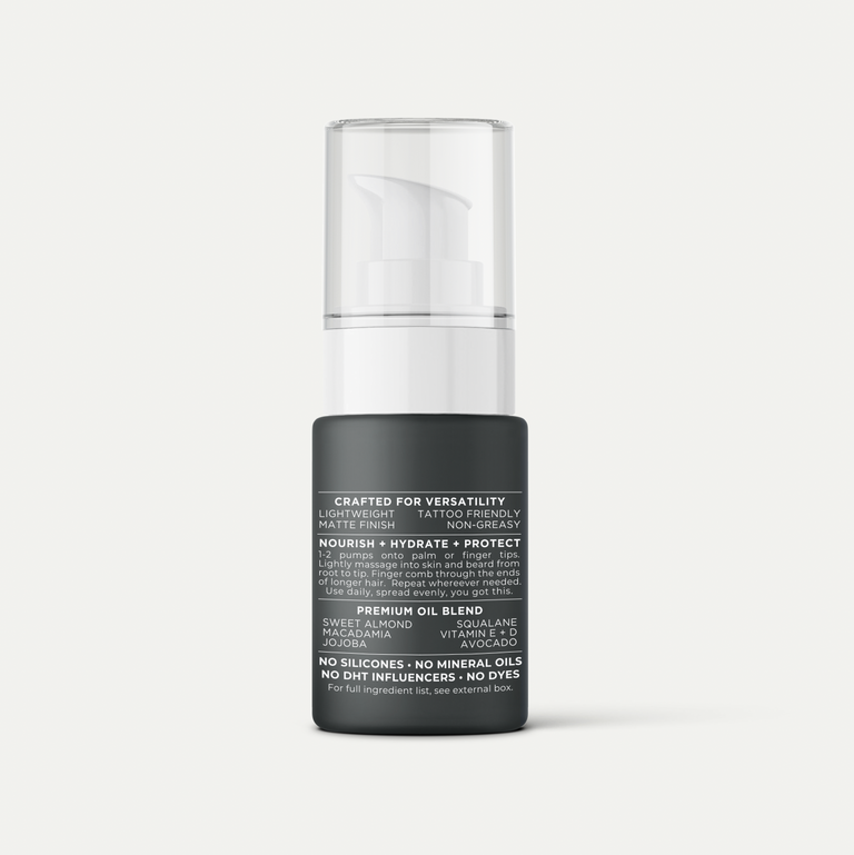 UTILITY OIL: BEARD + HAIR + SKIN | MENS SKIN CARE | BODY CARE