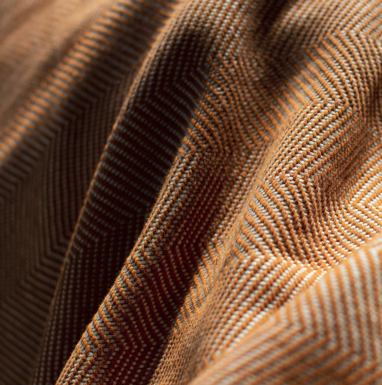 BRONZE MECHOT HANDWOVEN COTTON BLANKET | THROWS
