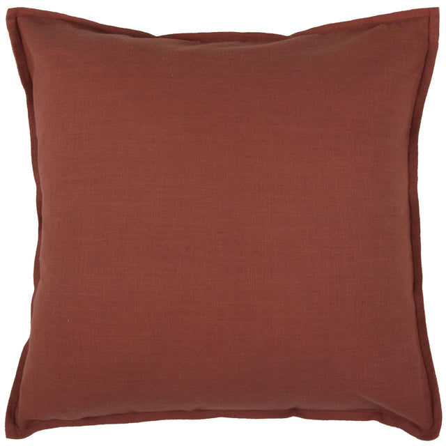 TØTTRUP RUST  SOLID URBAN FARMHOUSE THROW PILLOW