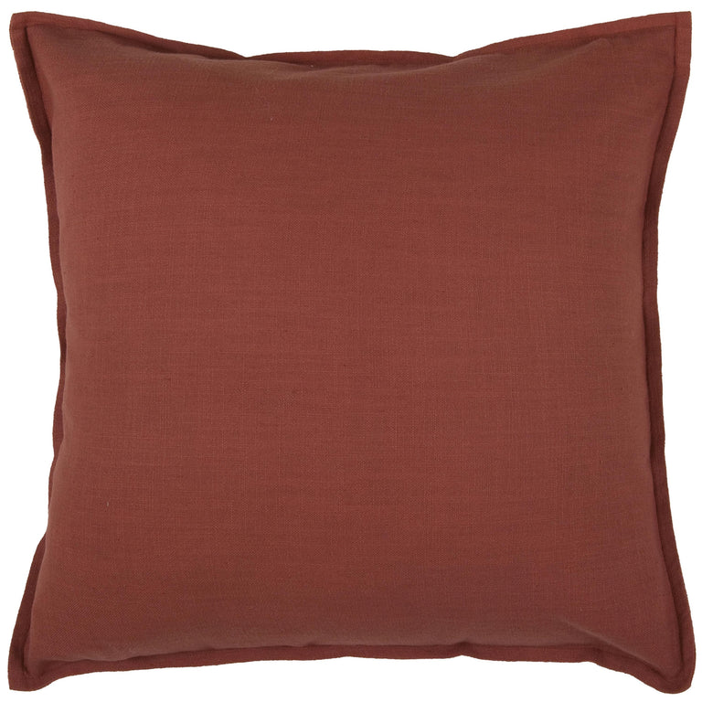 TØTTRUP RUST  SOLID URBAN FARMHOUSE THROW PILLOW