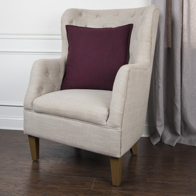 BUTT WINE SOLID URBAN FARMHOUSE THROW PILLOW