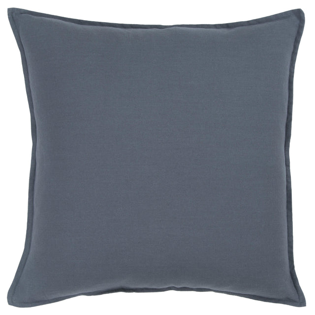 MAHMOOD BLUE SOLID URBAN FARMHOUSE THROW PILLOW