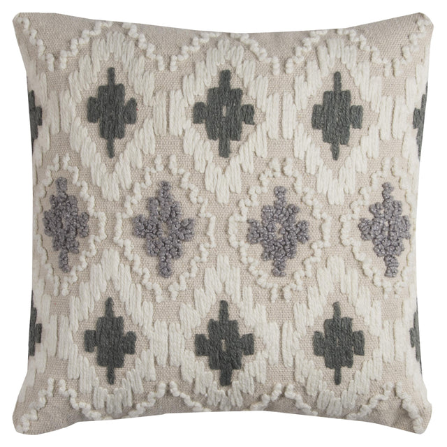 LUNDSTRØM BLUE IKAT URBAN FARMHOUSE THROW PILLOW
