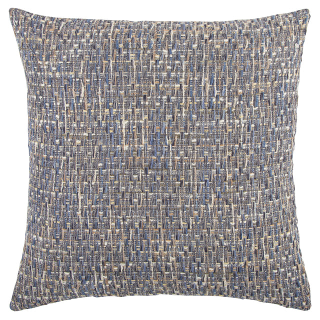 MAHLER BLUE ABSTRACT MODERN THROW PILLOW