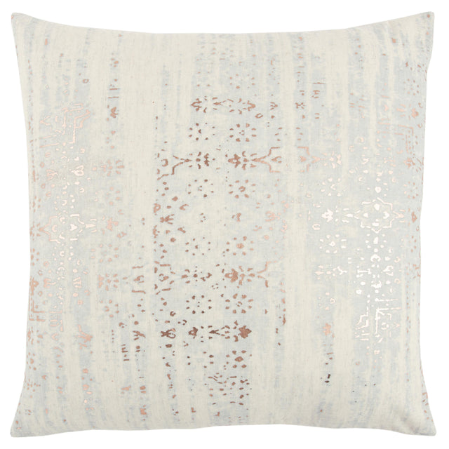 SCHÜTT SOFT COPPER METALLIC STRIPE MODERN INDUSTRIAL THROW PILLOW