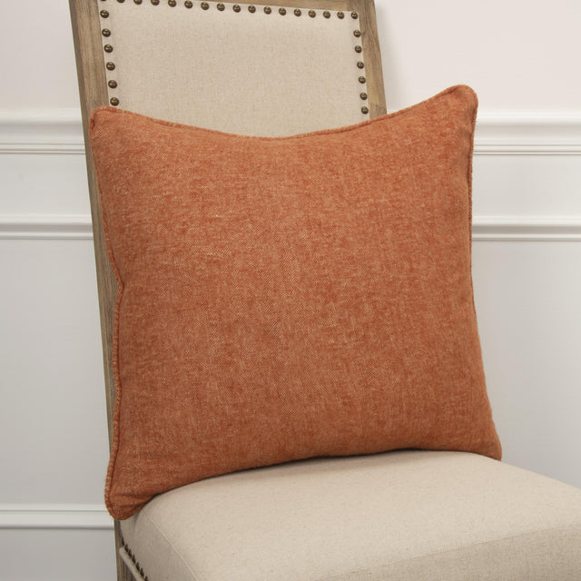 JUUL ORANGE SOLID MODERN MOUNTAIN THROW PILLOW