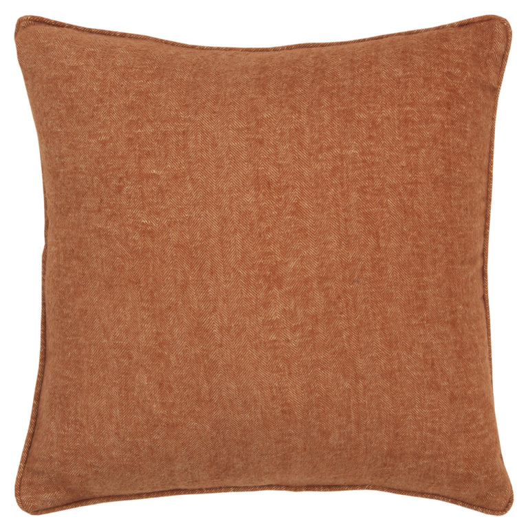 JUUL ORANGE SOLID MODERN MOUNTAIN THROW PILLOW
