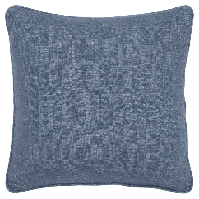 MUNK BLUE SOLID MODERN MOUNTAIN THROW PILLOW