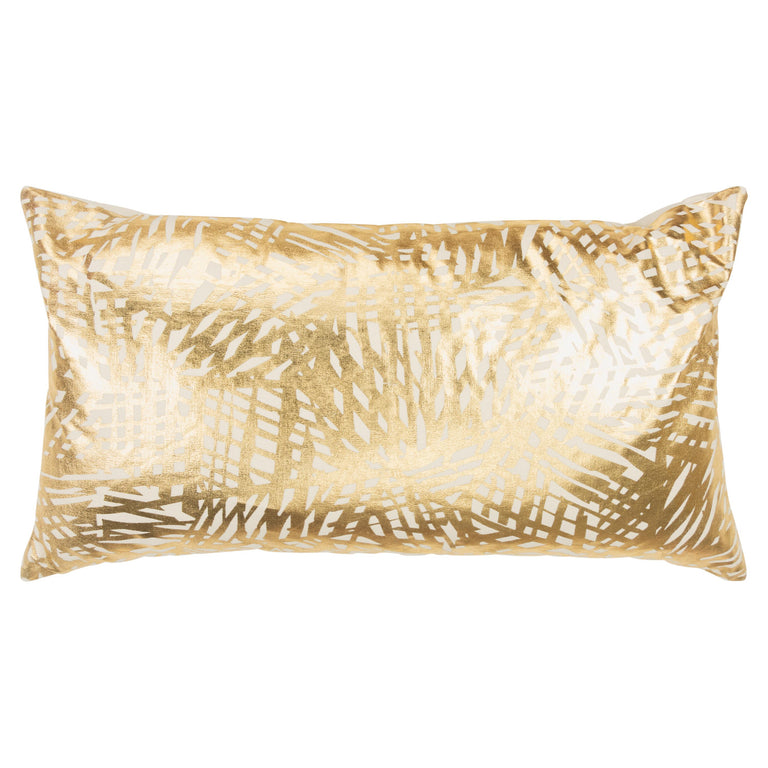 BUNDGAARD METALLIC LINES ART DECO THROW PILLOW
