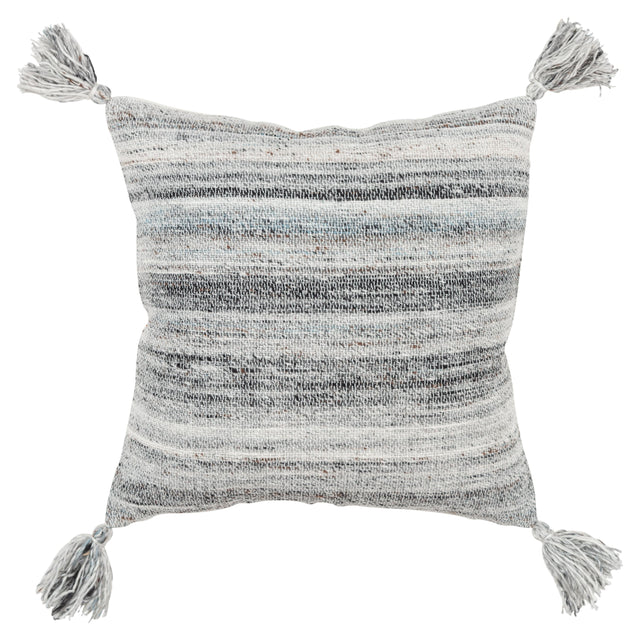 AAGAARD GRAY MOTTLED CONTEMPORARY THROW PILLOW