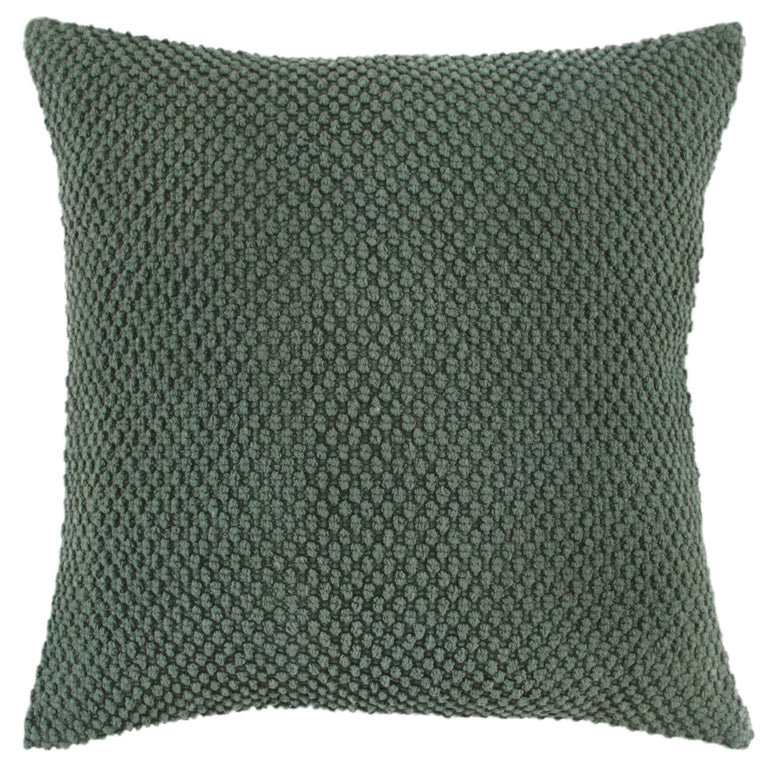 OLSSON OLIVE GREEN SOLID URBAN FARMHOUSE THROW PILLOW