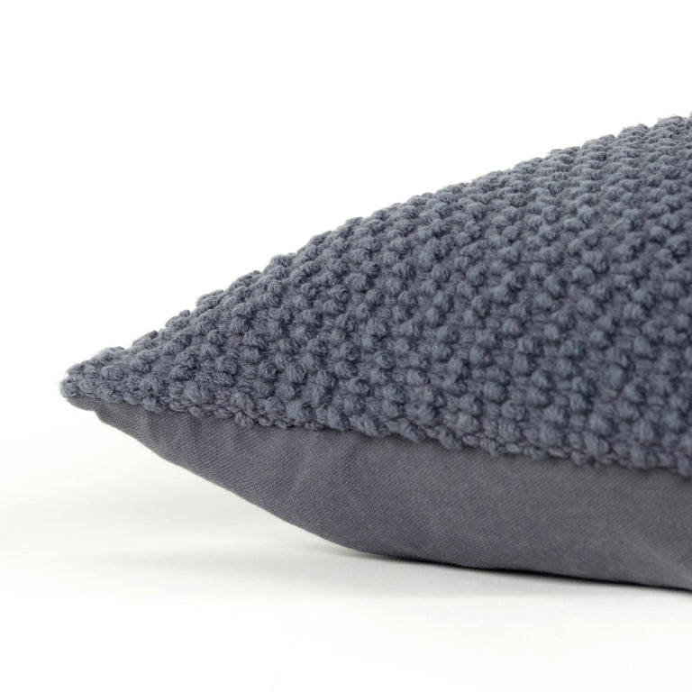 BUCH DK GREY SOLID URBAN FARMHOUSE THROW PILLOW