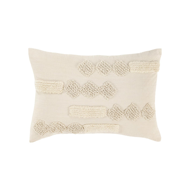 MICHAELSEN NATURAL TONAL GEOMETRIC BOHO THROW PILLOW