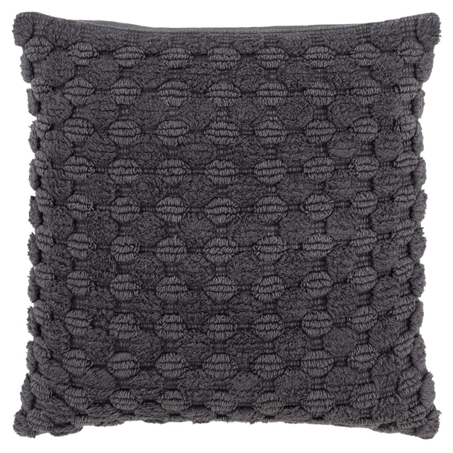 BUHL GREY STRIPE PATTERNED SOLID MODERN INDUSTRIAL THROW PILLOW