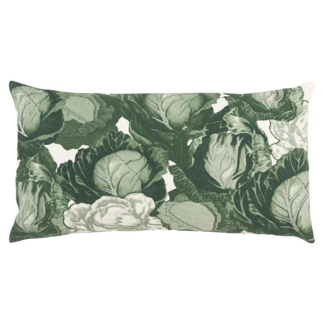 THOMASEN GREEN BOTANICAL MODERN FARMHOUSE THROW PILLOW