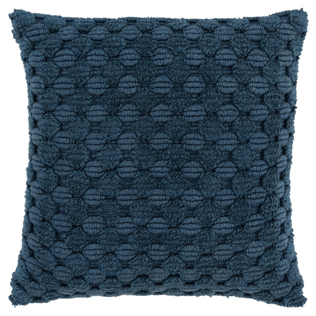 FRANK TEAL STRIPE PATTERNED SOLID MODERN INDUSTRIAL THROW PILLOW