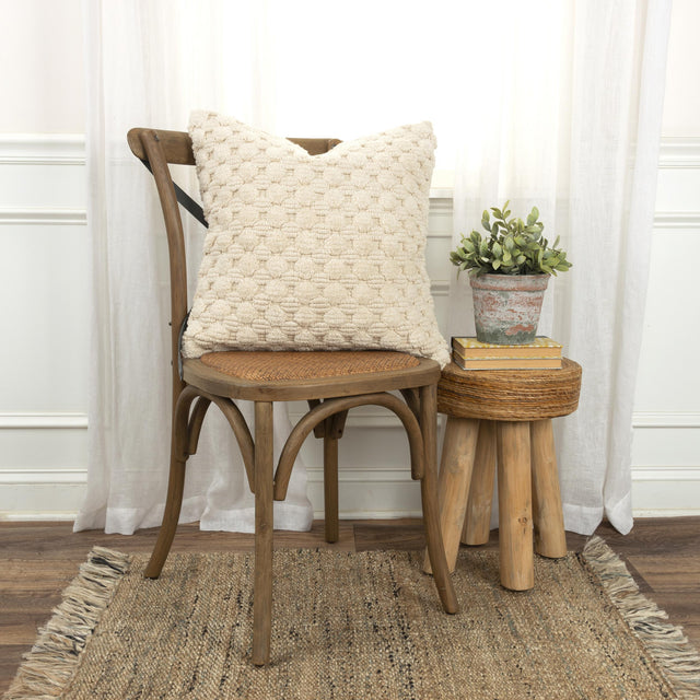 BÆK NATURAL STRIPE PATTERNED SOLID MODERN INDUSTRIAL THROW PILLOW
