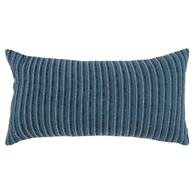 DALL DARK TEAL STRIPE PATTERNED SOLID MODERN INDUSTRIAL THROW PILLOW