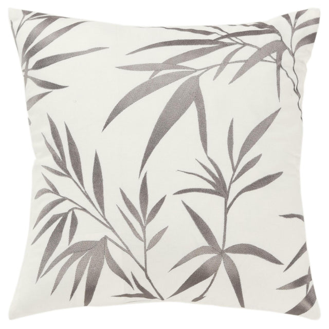 KARLSSON SILVER BOTANICAL GLAM THROW PILLOW