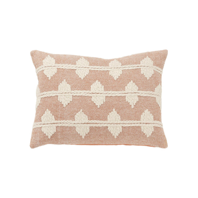 DUUS PINK DIAMOND MODERN INDUSTRIAL THROW PILLOW