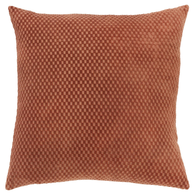 TROELSEN ORANGE SOLID MODERN INDUSTRIAL THROW PILLOW